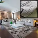 Ковер Нева Тафт Принт Легенда 17_34 Прямой 150x300 см