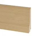 Плинтус напольный Pedross шпон Дуб без покрытия (под тонировку) 80x20x2500 мм