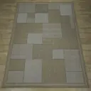 Ковер Белка Сегура Декора (Сизаль) 52301 50511 квадрат 100x100 см синтетические волокна