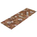 Коврик вырезной icarpet PRINT антискользящий (110) Соты Дерево с мрамором 60x200 см