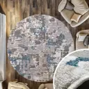 Ковер Белка Сегура Тач (32110_30156) (0.8) Круг 80x80 см полиэстер