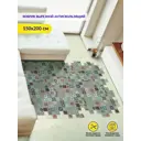 Коврик icarpet PRINT вырезной антискользящий Плитка Марокко 150x200 см