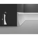 Плинтус напольный Decostar SK45 90x20x2000 мм