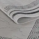 Ковер Leonidas B0740A White-Grey 80x150 см полипропилен цвет Серый