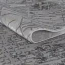 Ковер Leonidas B0747A Silver-White 80x150 см полипропилен цвет Серый