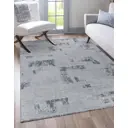 Ковер Coruna B0847A Grey-L.Blue 100x140 см полипропилен цвет Серый