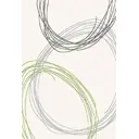 Ковер Mc Three Casino 5440 8V16 cream green 80x150 см полипропилен