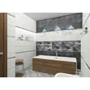 Плитка Altacera WT9SHP15 24.9x50см 1.25 м² цвет серый, цена за упаковку
