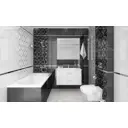 Настенная плитка Laparet Crystal Resonanse х9999213186 30x60см полированный черный