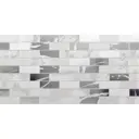 Настенная плитка Altacera Glent DW9GLW00 24.90x50см полированный черный/светло-серый