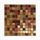 Декоративная мозайка Керамоград SH105 30x30см цвет оранжевый