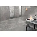 Керамогранит Steppe ceramics Grey Fleury 60x120см 1.44м² цвет серый, цена за упаковку