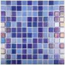 Декоративная мозаика Vidrepur Shell mix 1236472 31.7x31.7см цвет Синий