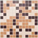 Мозаика Vidrepur 1236558 стекло, 31.7x31.7 см, цвет коричневый