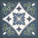 Керамическая плитка Керлайф Smalto Decor 3 Blu 15x15см 0.9 м² цвет синий