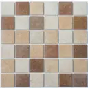 Декоративная мозаика Nsmosaic P-514 NS08PL0145 30.6x30.6см цвет Коричневый