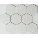 Декоративная мозаика Nsmosaic R-329 NS11PL0045 29.5x25.6см цвет Белый