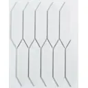 Декоративная мозаика Nsmosaic R-321 NS11PL0036 31.3x25.8см цвет Белый