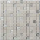Декоративная мозаика Nsmosaic К-755 NS05ST0054 29.8x29.8см цвет Серый, серебристый