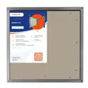 Люк ревизионный нажимной Лючки РФ под плитку алюминий Секрет 3.0 50x60 см