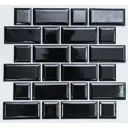 Декоративная мозаика Nsmosaic Pr4595-44 NS11PL0011nsk 29.4x29.1см цвет Черный