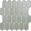 Декоративная мозаика Nsmosaic R-350 NS11PL0079nsk 28.8x29.8см цвет Зеленый