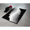 Коврик для ванной комнаты Ridder Streak чёрный 60x90см