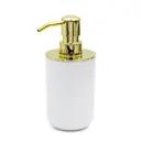 Дозатор для жидкого мыла Ridder Alba цвет белый/золото