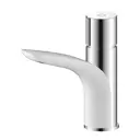 Смеситель для раковины Argotech Gelios white 3504L нажимной механизм цвет хром