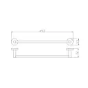 Полотенцедержатель RavSlezak COA0701/45 52см цвет хром