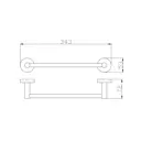 Полотенцедержатель RavSlezak COA0701/30 42см цвет хром