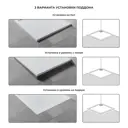 Душевой поддон Stone квадратный 100x100см черный