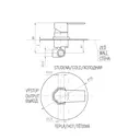 Смеситель для душа RavSlezak Colorado CO183LBC однорычажный цвет белый