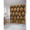 Шторка для ванной комнаты JoyArty sc_36371 200x180см цвет коричневый