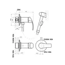 Смеситель для биде RavSlezak Mississippi MS047 однорычажный цвет хром