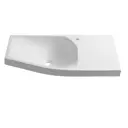 Раковина накладная Belux ЯПОНИЯ 80x47 см чаша слева