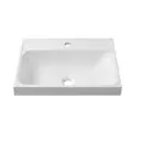 Раковина накладная Belux Париж 60см цвет белый глянец