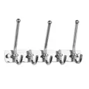 Планка с крючками для полотенец D-Lin D201854-5 хром