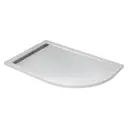 Душевой поддон Cezares TRAY-AS-RH-120/80-30-W-R ассиметричный искусственный камень 120x80см
