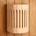 Абажур деревянный полукруглый Русские узоры 295x 23x16 см