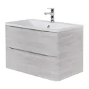 Тумба под раковину подвесная Belbagno ACQUA-900-2C-SO-RVB 90см цвет серый дуб