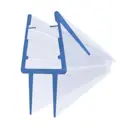 Нижний уплотнитель для стекла двери душевой кабины 5-6мм U-5105-6 длина 1 м нижняя ресничка 11 мм