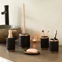 Стакан для зубных щеток Ridder 2159210 полирезин цвет черный