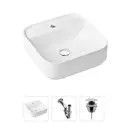 Накладная раковина Lavinia Boho Bathroom Sink Slim 21520272 фарфор 42 см с донным клапаном и металлическим сифоном