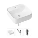 Накладная раковина Lavinia Boho Bathroom Sink Slim 21520285 фарфор 42 см с донным клапаном и металлическим сифоном