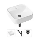 Накладная раковина Lavinia Boho Bathroom Sink Slim 21520308 фарфор 42 см с донным клапаном и металлическим сифоном