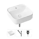 Накладная раковина Lavinia Boho Bathroom Sink Slim 21520306 фарфор 42 см с донным клапаном и металлическим сифоном