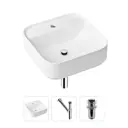 Накладная раковина Lavinia Boho Bathroom Sink Slim 21520305 фарфор 42 см с донным клапаном и металлическим сифоном
