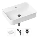 Накладная раковина Lavinia Boho Bathroom Sink Slim 21520362 фарфор 60 см с донным клапаном и металлическим сифоном