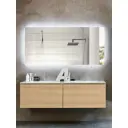 Зеркало для ванной Auramira q609013am с подсветкой 90x60см